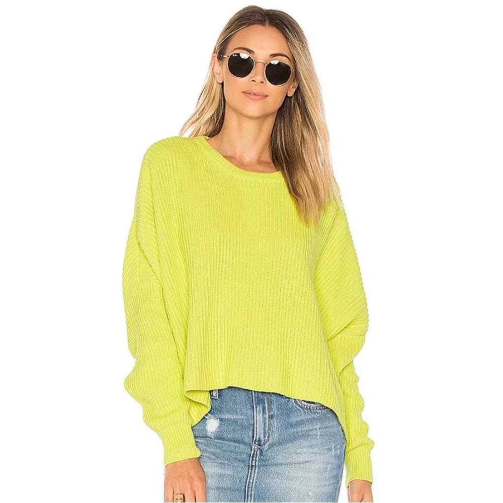We the‎ Free People Amelia Oversized Ribbed Tunic Sweater Pullover. XS